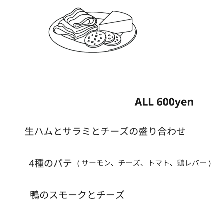 チーズとハム